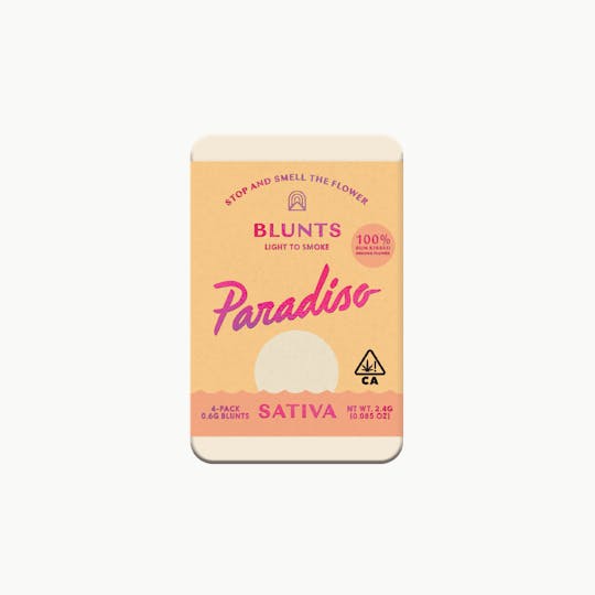 Paradiso Gardens - Paradiso Blunts 4pk | Space Queen Sativa (2.4g) - 1