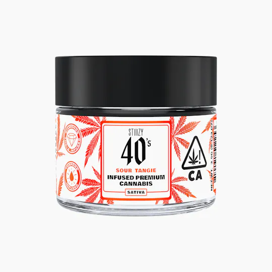 STIIIZY - - SOUR TANGIE - 3.5G 40's Infused Flower Jar - 1