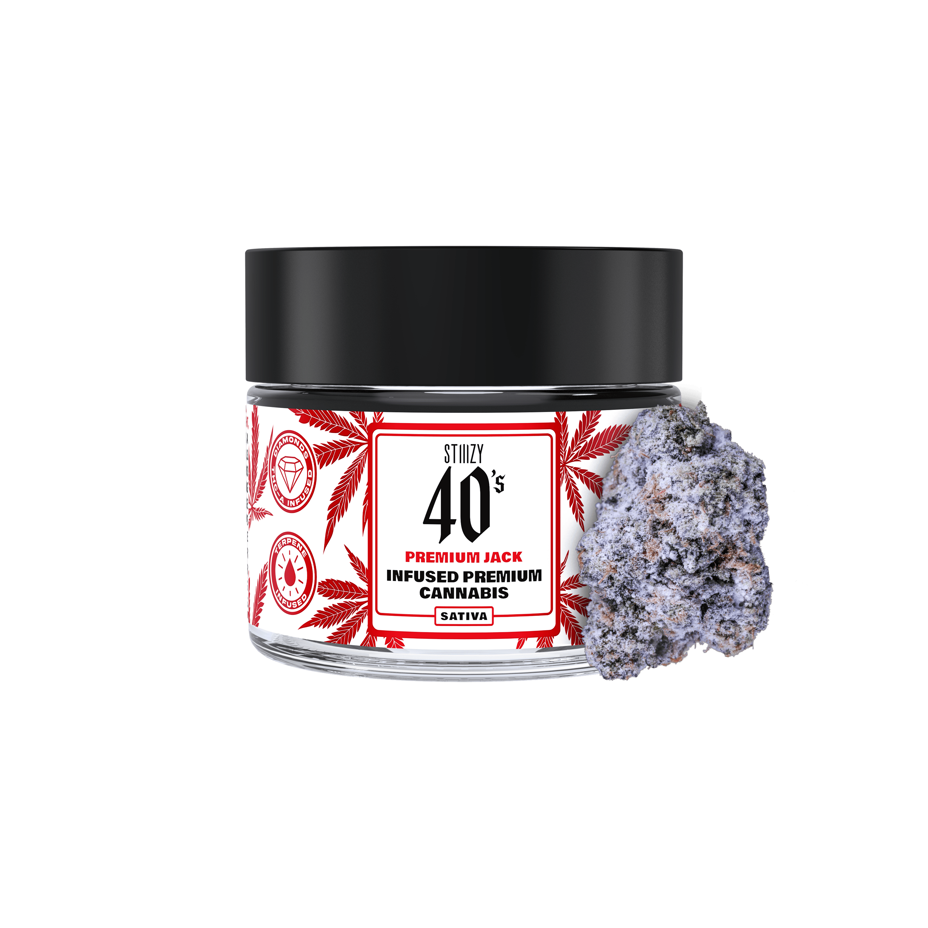 STIIIZY - - PREMIUM JACK - 3.5G 40's Infused Flower Jar - 1