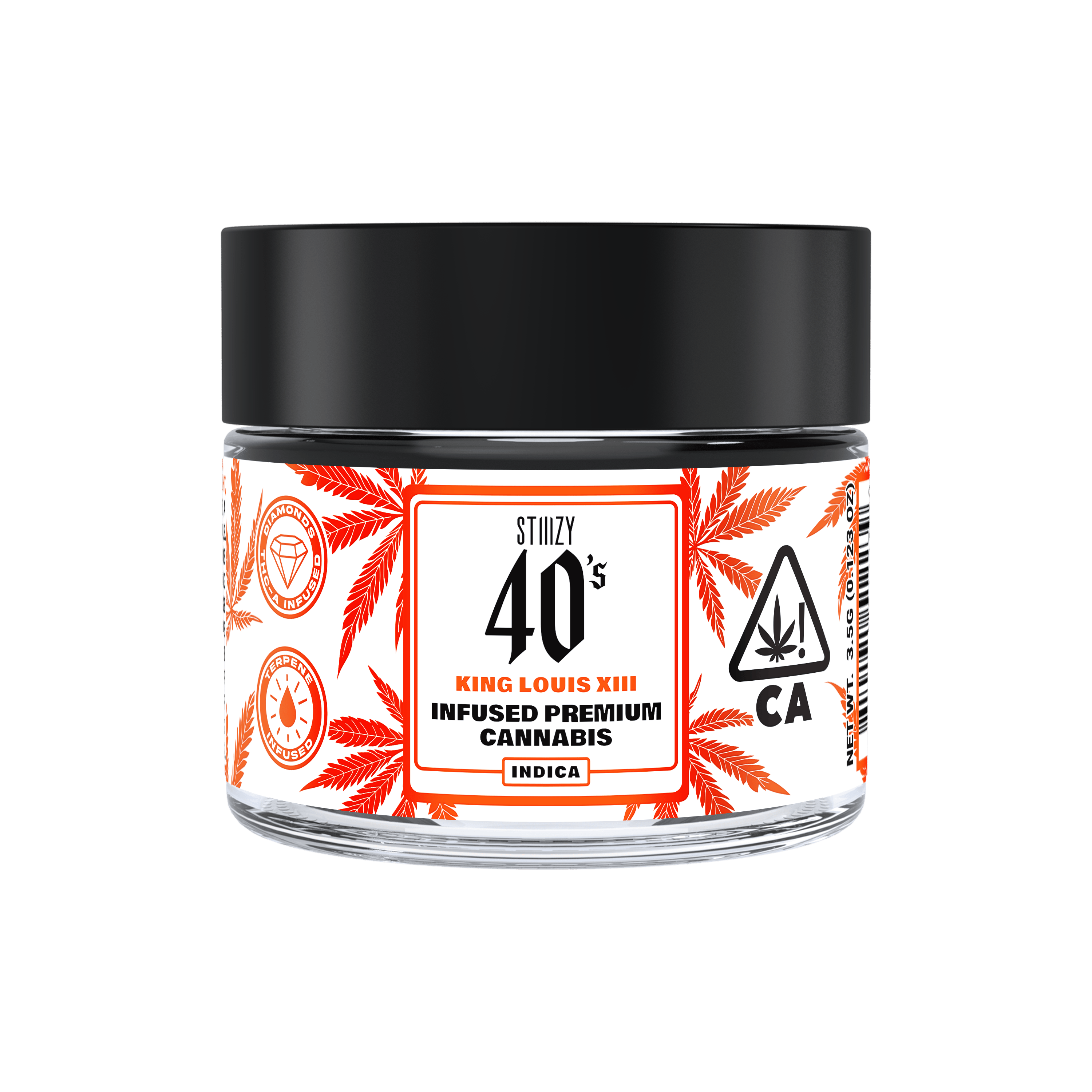 STIIIZY - - KING LOUIS XIII - 3.5G 40's Infused Flower Jar - 1