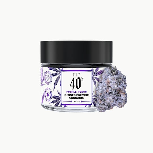 STIIIZY - - PURPLE PUNCH - 3.5G 40's Infused Flower Jar - 1