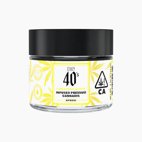 STIIIZY - - PINEAPPLE RUNTZ - 3.5G 40's Infused Flower Jar - 1