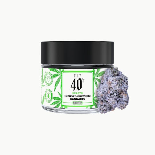 STIIIZY - - GELATO - 3.5G 40's Infused Flower Jar - 1