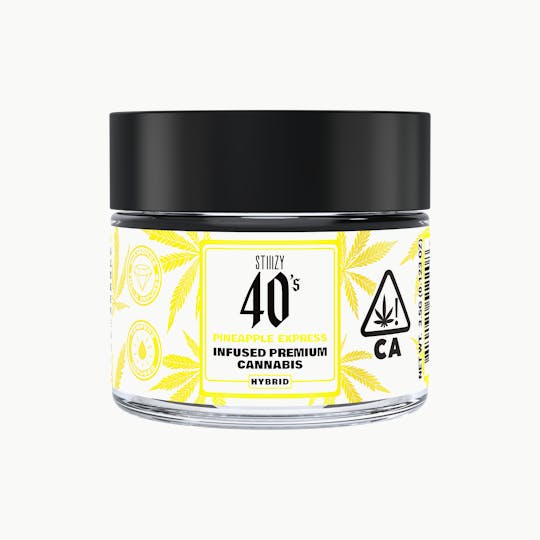 STIIIZY - - PINEAPPLE EXPRESS - 3.5G 40's Infused Flower Jar - 1