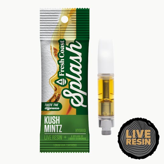 Fresh Coast - Kush Mintz | Splash Live Resin 1G Cart | Hybrid - 1