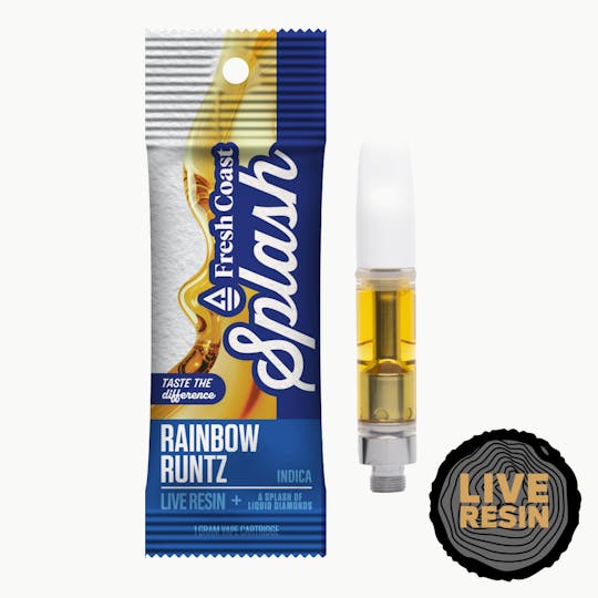 Fresh Coast - Rainbow Runtz | Splash Live Resin 1G Cart | Indica - 1