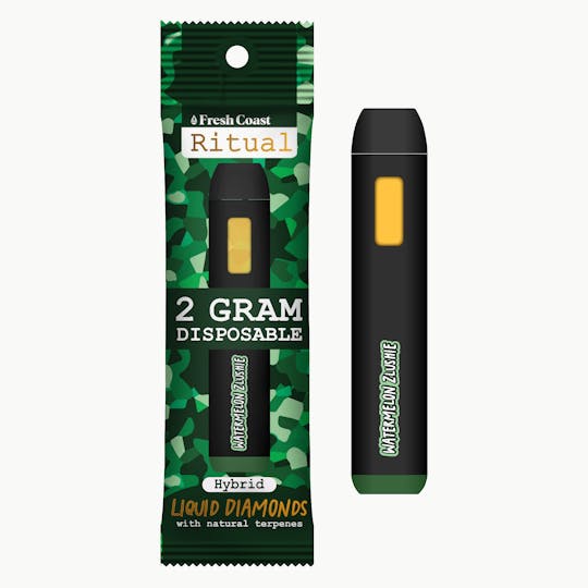 Fresh Coast - Watermelon Zlushie | Ritual Liquid Diamond 2g Disposable | Hybrid - 1