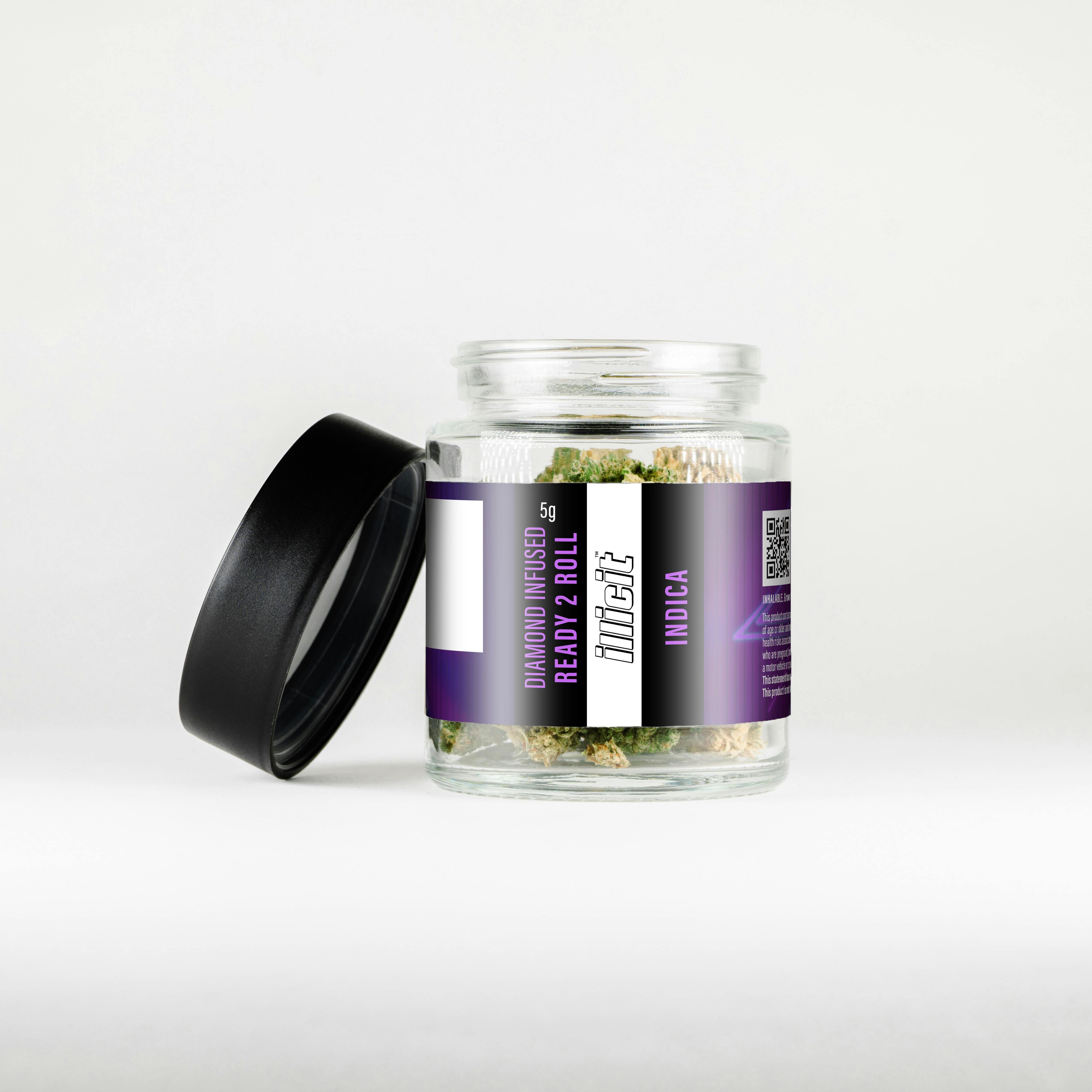 ILLICIT - Indica Diamond Infused Ready2Roll 5g Flower - 1