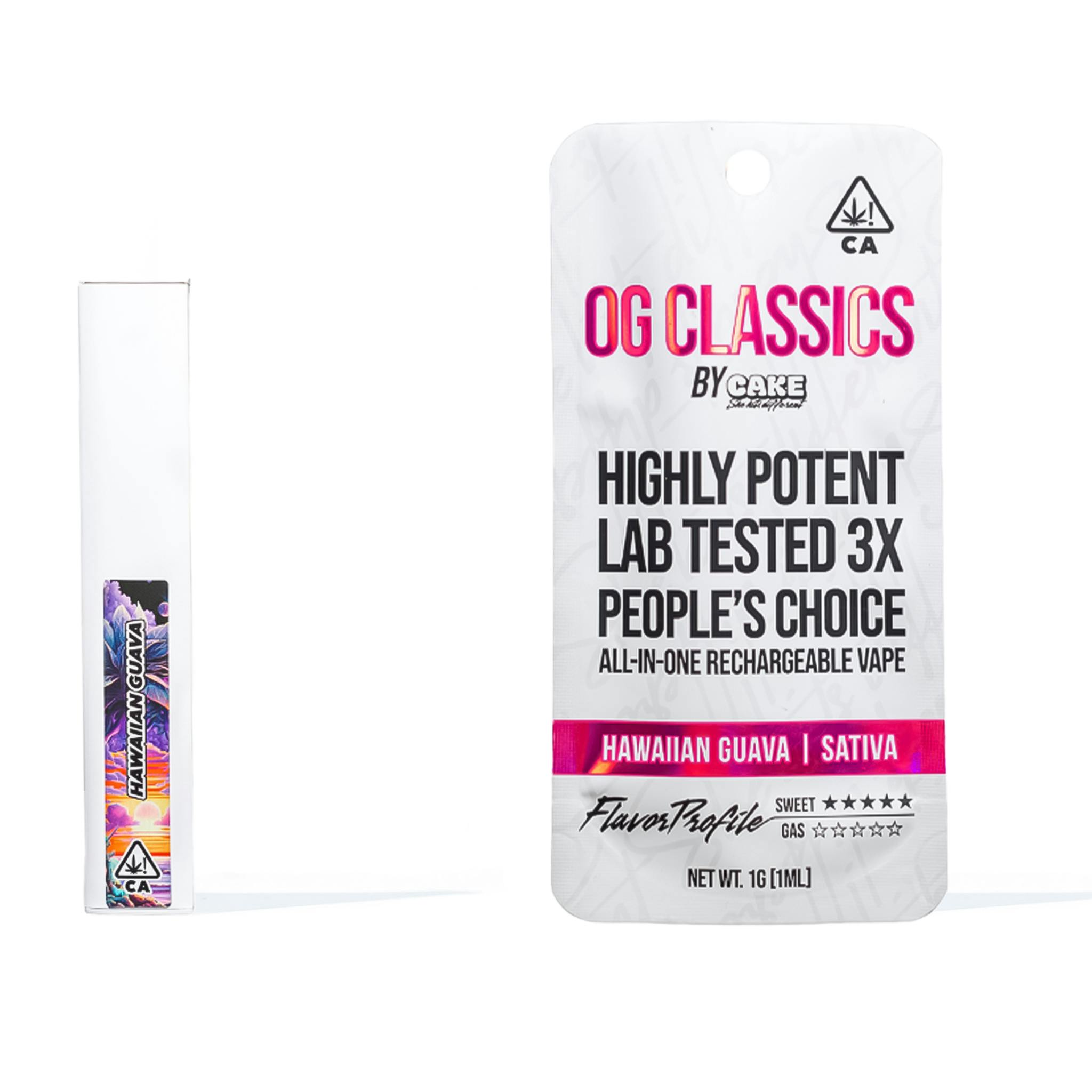 CAKE she hits different - Hawaiian Guava - 1G - Sativa - OG Classics - 1