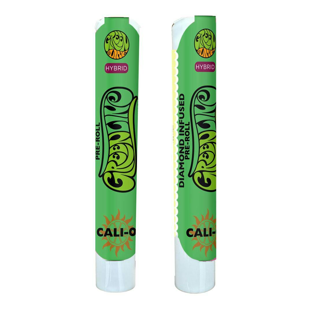 Greenline - Cali-O - Diamond Infused - Indoor Flower Pre-Roll - Hybrid - 1g - 1