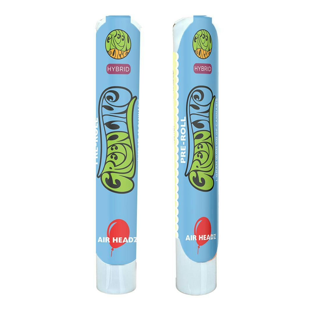 Greenline - Air Headz - Indoor Flower Pre-Roll - Hybrid - 1g - 1