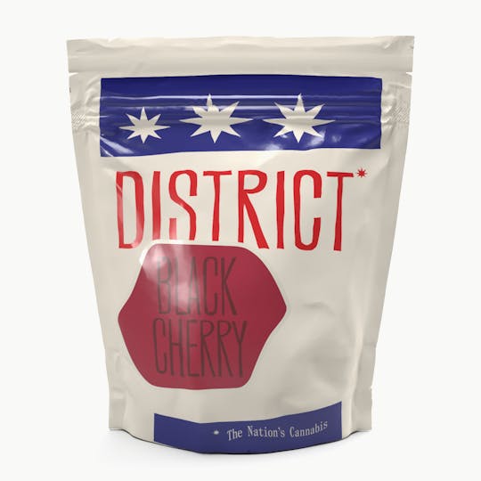 District Cannabis - Black Cherry Chewable Troche | 7mg 1:1:5 (1mg CBN : 1mg CBD : 5mg THC) 10ct - 1