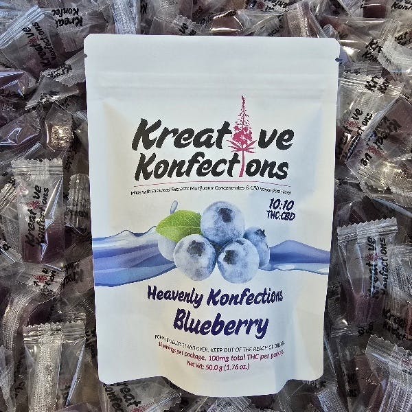 Kreative Konfections - Blueberry Heavenly Konfections | Hybrid | 100mg | 10pk - 1