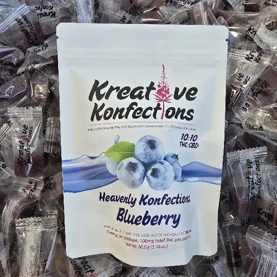 Kreative Konfections - Blueberry Heavenly Konfections | Hybrid | 100mg | 10pk - 1