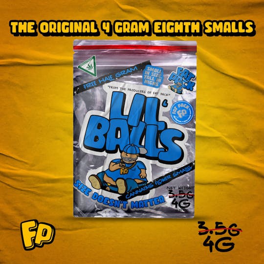 Fat Pack - LIL' BALLS: Blue Zushi (4G 8TH Smalls Prepack) - 1