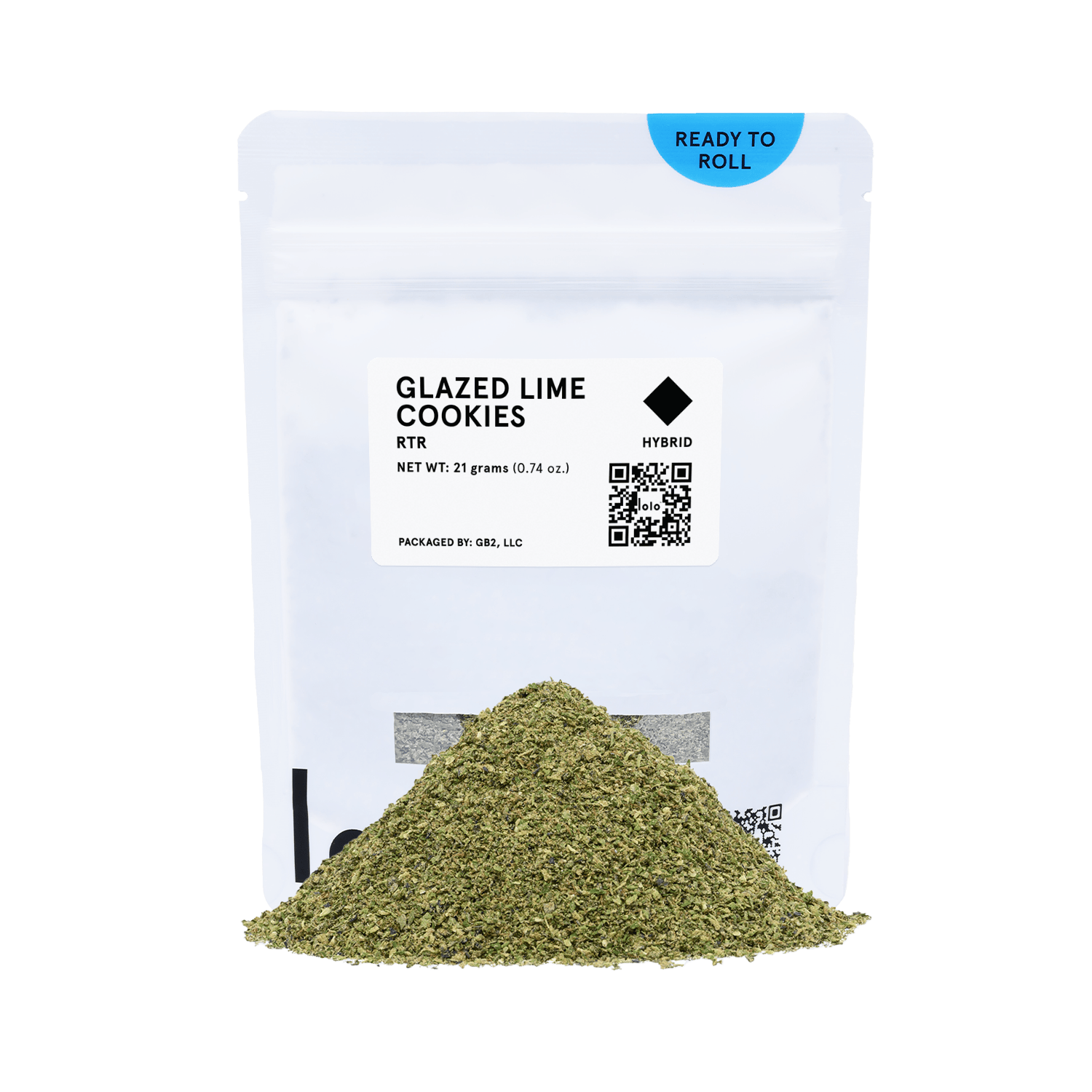 lolo - lolo | Glazed Lime Cookies | Indoor Ready To Roll | 21g - 1