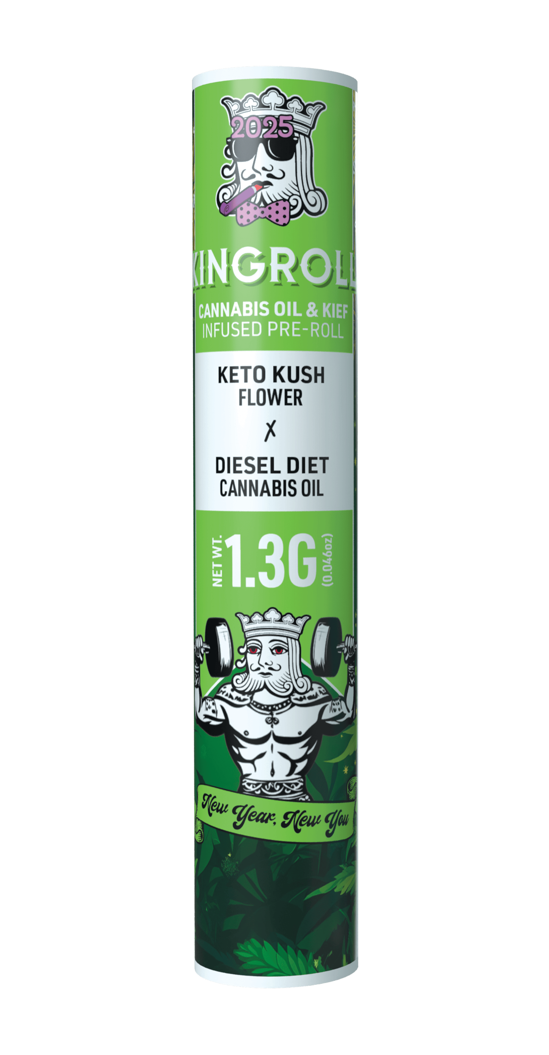Kingroll - Kingroll LTO | Keto Kush x Diesel Diet | Infused Joint | 1.3g - 1