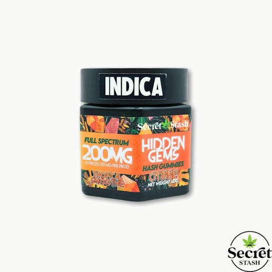 Secret Stash - Hidden Gems | Hash | Tropical Smoothie | Indica | 200mg - 1