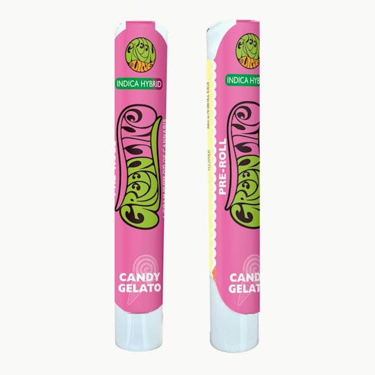 Greenline - Candy Gelato - Indoor Flower Pre-Roll - Indica Hybrid - 1g - 1