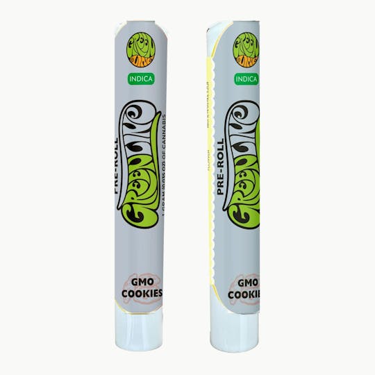 Greenline - GMO Cookies - Indoor Flower Pre-Roll - Indica Hybrid - 1g - 1