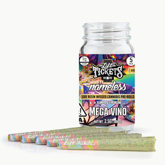 Lift Tickets - Mega Vino - Infused Pre-Roll 5-Pack - 1