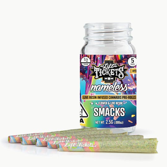 Lift Tickets - Smacks - Infused Pre-Roll 5-Pack - 1