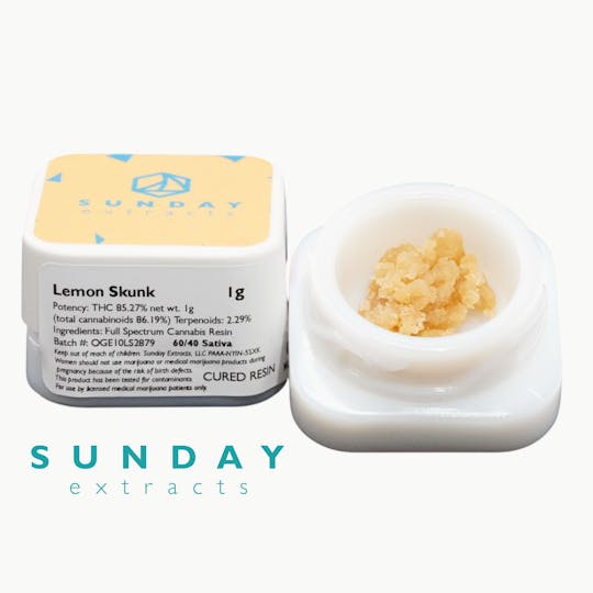 Sunday Extracts - 1g Concentrate Lemon Skunk - 1