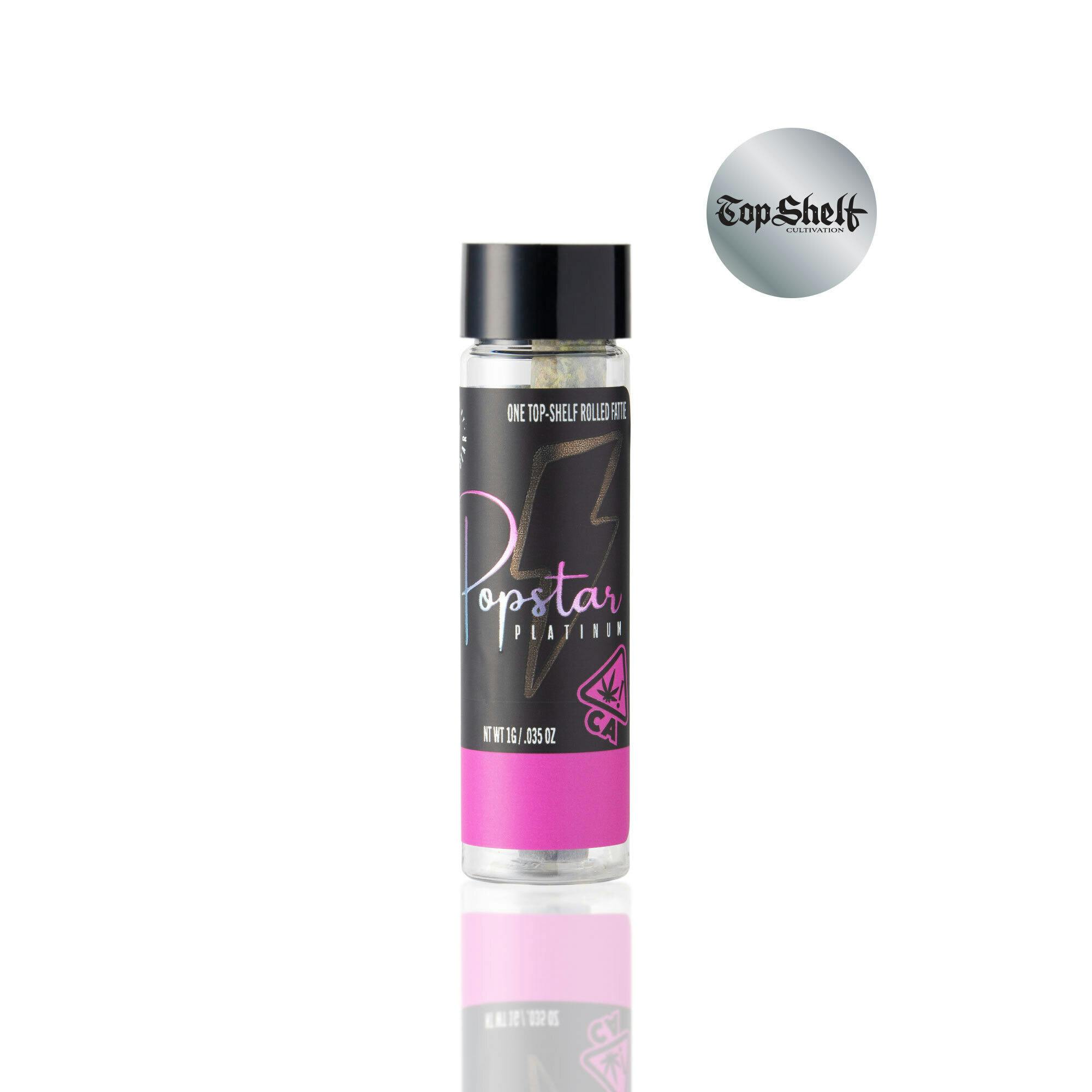 Rockstar Cannabis - Popstar Platinum | 1g | 1pk | Top Shelf Cultivation Garlic Gas - 1