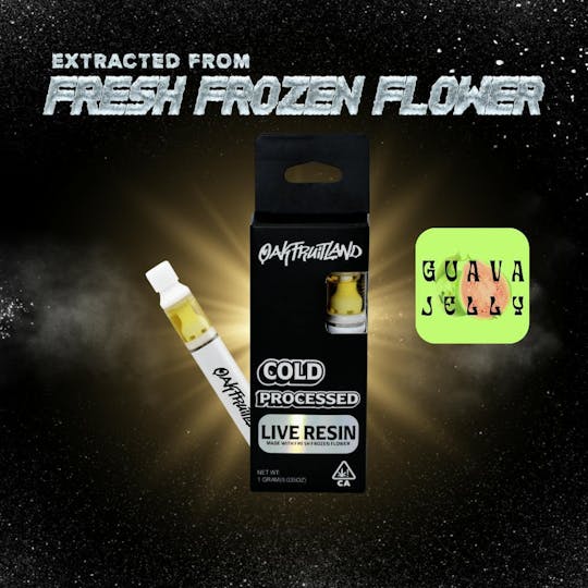 Oakfruitland (OFL) - Guava Jelly AIO Vape 1g - Live Resin Series - 1
