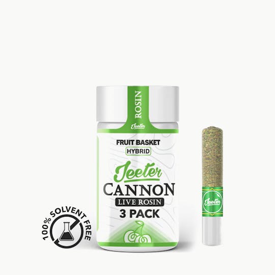 Jeeter - Jeeter Cannon Live Rosin - 3 Pack - Fruit Basket - 1
