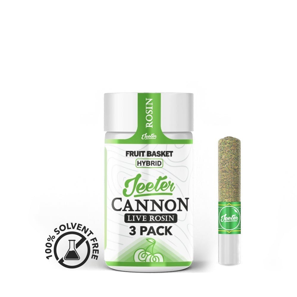 Jeeter - Jeeter | Fruit Basket | Live Rosin Cannons | Infused Minis | 0.5g ea | 3pk - 1