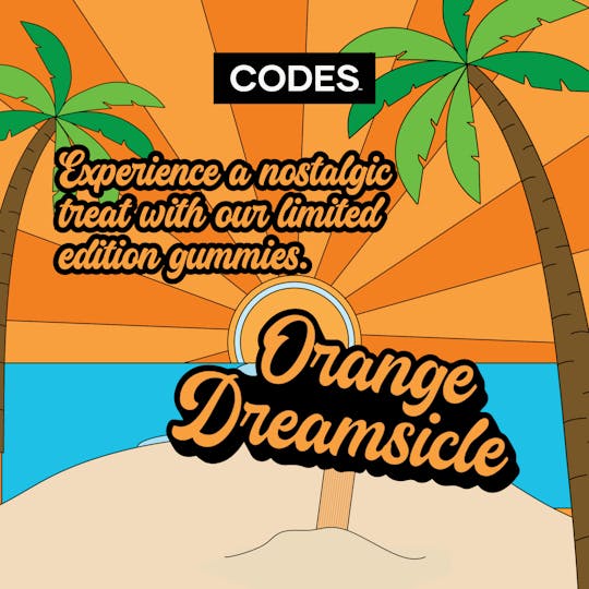 Codes - Codes: Gummies | Orange Dreamsicle | 100mg | 5pk - 1