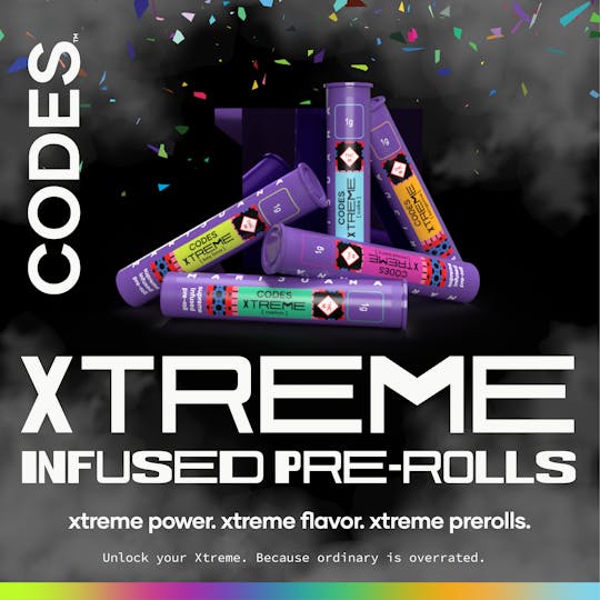 Codes - Codes: Infused Pre-Roll | Key Lime x Triangle Mints | Xtreme J's | 1g - 1