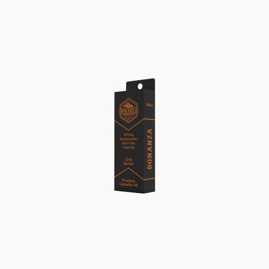 Bonanza Cannabis Company - 500 MG All-In-One-Pen Live Resin Indica - 1