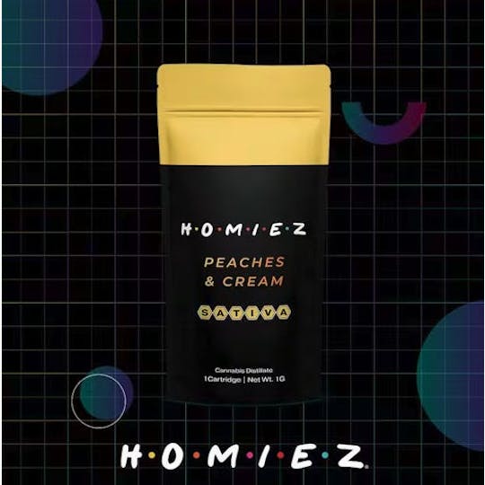 HOMIEZ - HOMIEZ | Cartridge 1g | Peaches & Cream - 1