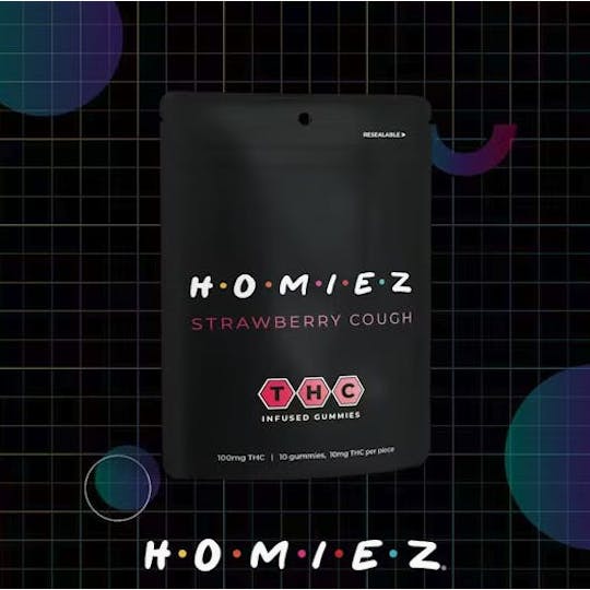 HOMIEZ - HOMIEZ | Gummies 100mg | Strawberry Cough - 1