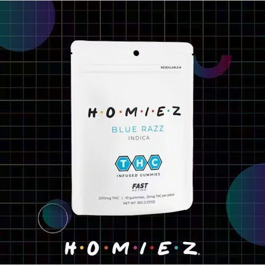 HOMIEZ - HOMIEZ | Gummies 200mg | Blue Razz - 1