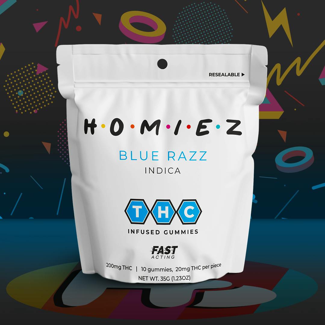 HOMIEZ - HOMIEZ | Gummies 200mg | Blue Razz - 1