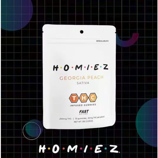 HOMIEZ - HOMIEZ | Gummies 200mg | Georgia Peach - 1
