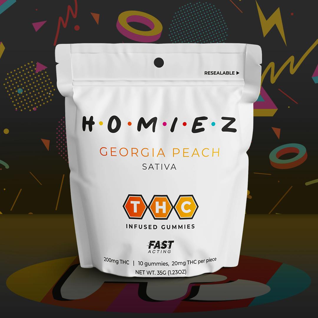 HOMIEZ - HOMIEZ | Gummies 200mg | Georgia Peach - 1