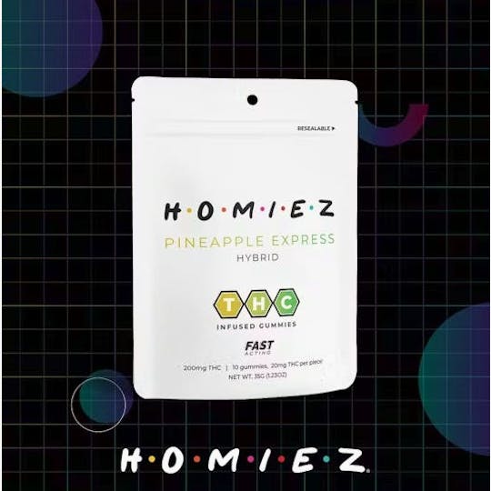 HOMIEZ - HOMIEZ | Gummies 200mg | Pineapple Express - 1