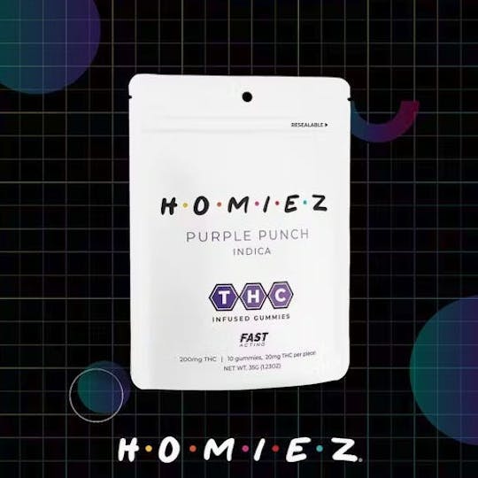 HOMIEZ - HOMIEZ | Gummies 200mg | Purple Punch - 1