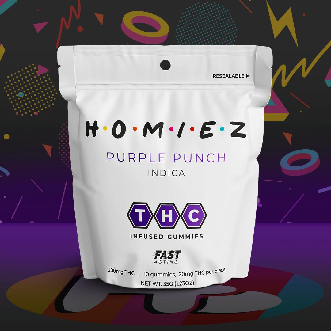 HOMIEZ - HOMIEZ | Gummies 200mg | Purple Punch - 1