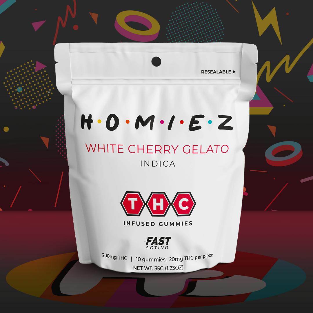 HOMIEZ - HOMIEZ | Gummies 200mg | White Cherry Gelato - 1