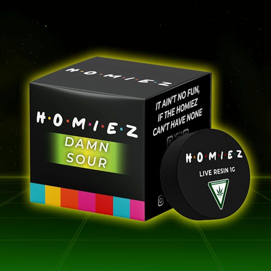 HOMIEZ - HOMIEZ | Live Resin 1g | Damn Sour - 1