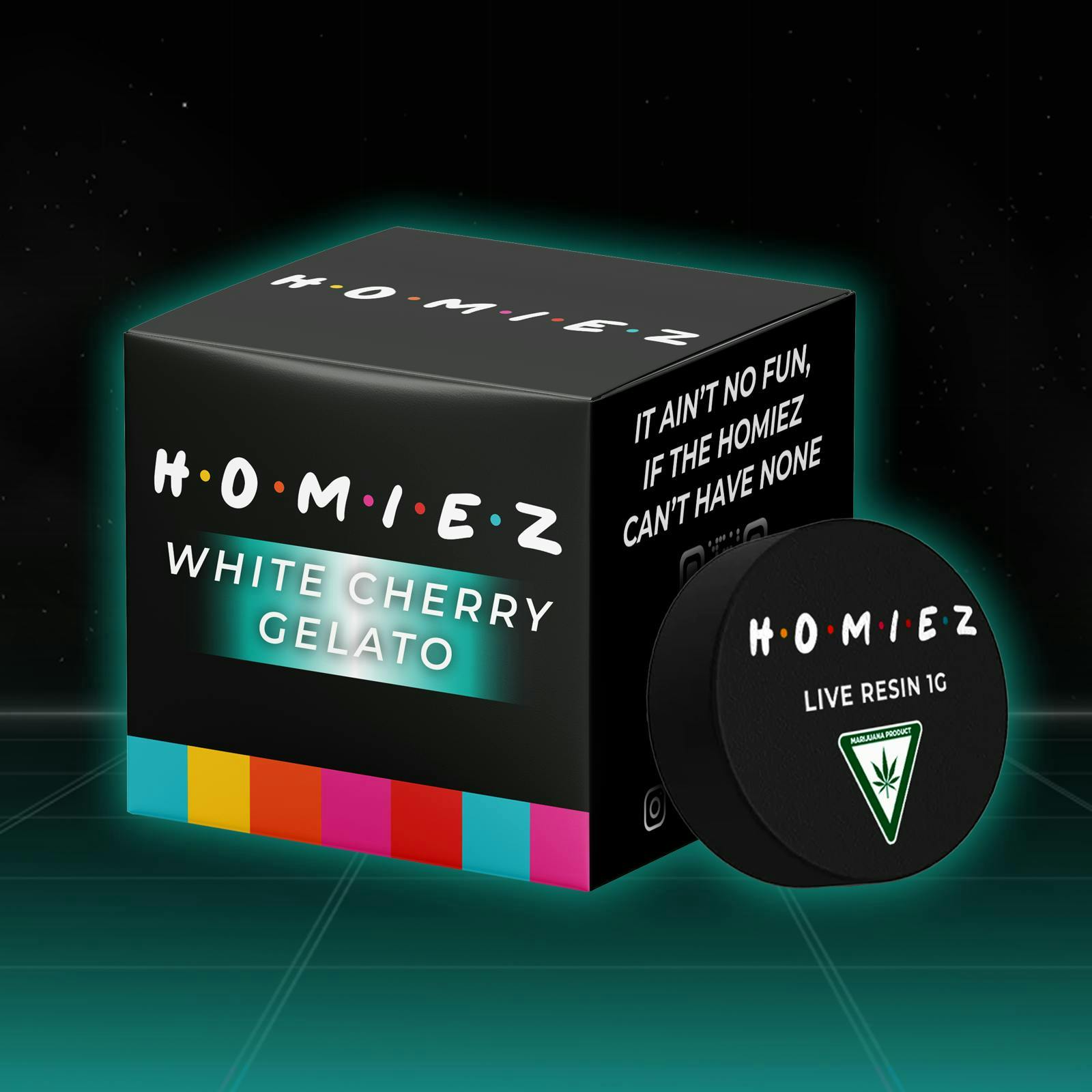 HOMIEZ - HOMIEZ | Live Resin 1g | White Cherry Gelato - 1