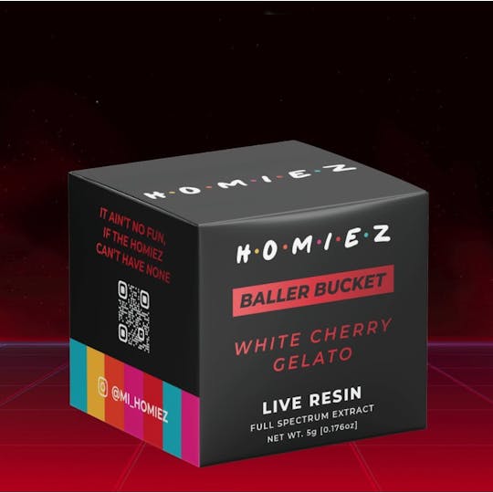 HOMIEZ - HOMIEZ | Live Resin 5g | White Cherry Gelato - 1