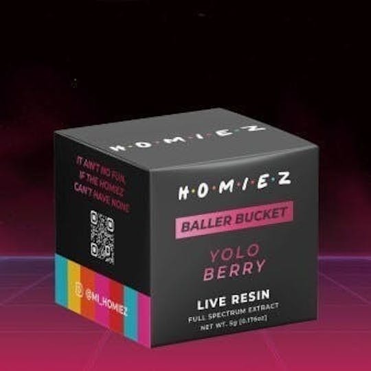 HOMIEZ - HOMIEZ | Live Resin 5g | Yolo Berry - 1