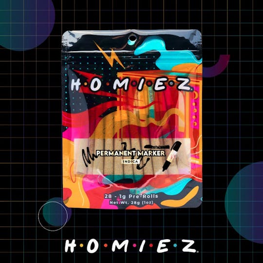 HOMIEZ - HOMIEZ | Pre-Roll 28pk | Permanent Marker - 1