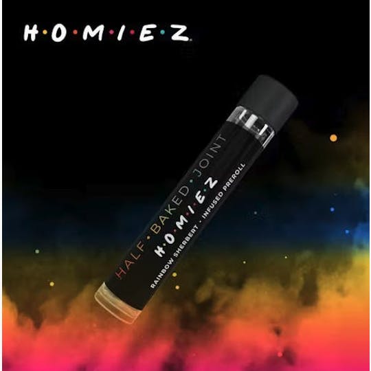 HOMIEZ - HOMIEZ | Pre-Roll Infused 1.5g | Rainbow Sherbert - 1